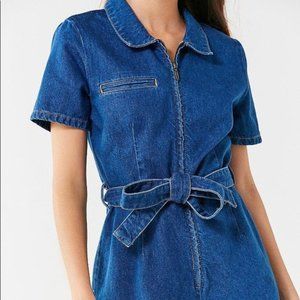 Urban Outfitters BDG Zip Front Jean Romper